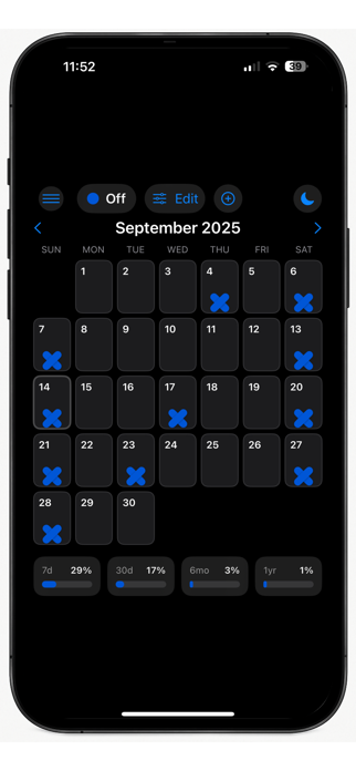 Habit Calendar Tracker Screenshot 4 of 4