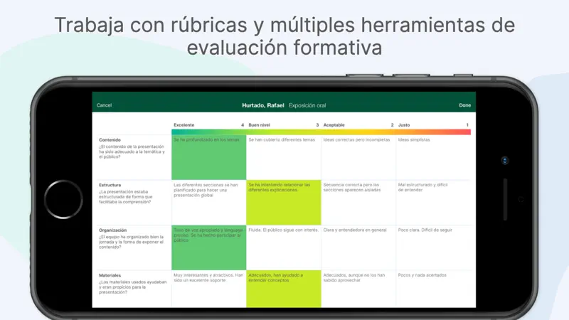 Additio App, Cuaderno profesor screenshot 2 of 6