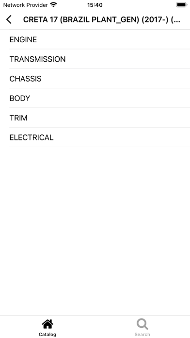 Car parts for Hyundai (EPC) Screenshot