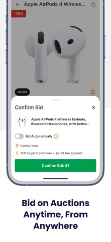 Vista Auction Screenshot 5 of 6
