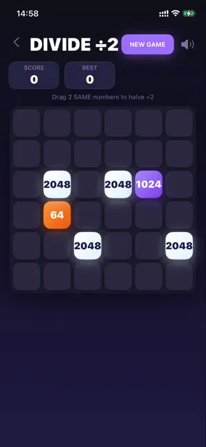 2048 Drag screenshot 4