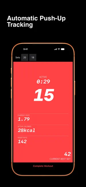 Push Up Counter: Pushanova screenshot 2