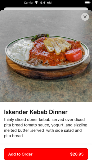 Boston Kebab - Waltham iPhone screenshot 3 - Food & Drink app