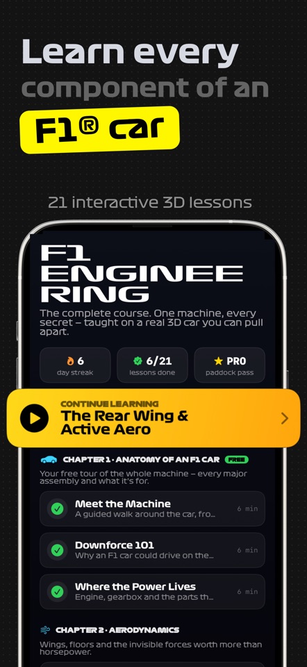Formula 1: Paddock Pass 3D Car screenshot 2
