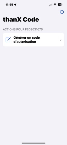 thanX Code screenshot