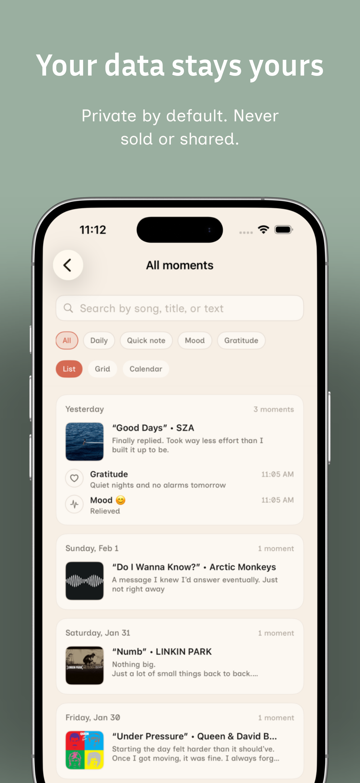 Trace: A Daily Journal screenshot 6