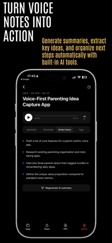 AI Voice Notes - ThoughtSnap Screenshot 2 of 4