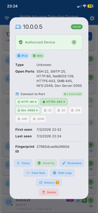 Network Intrusion Detection screenshot 4