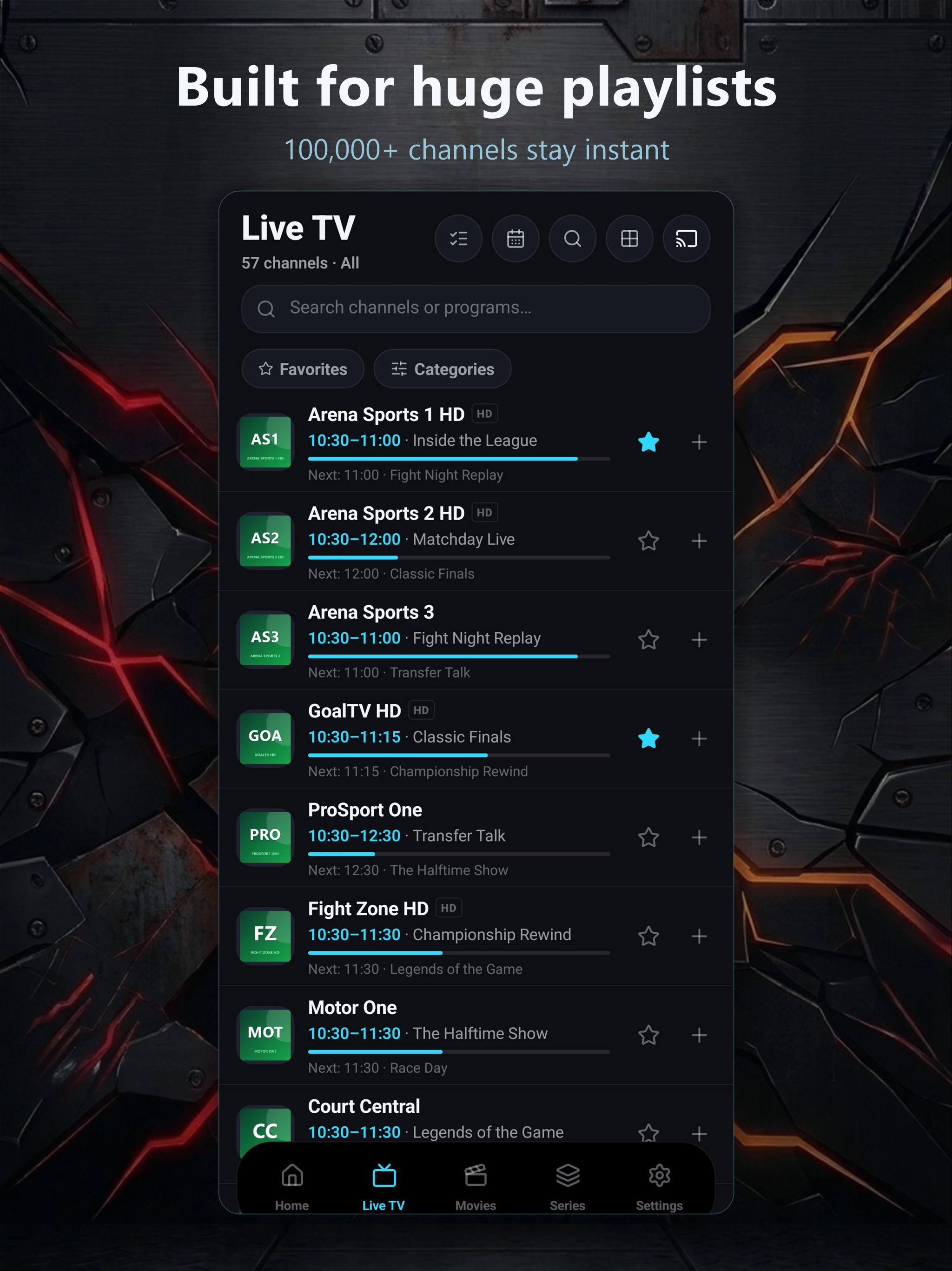 IPTV Deck: Player & TV Guide screenshot 16