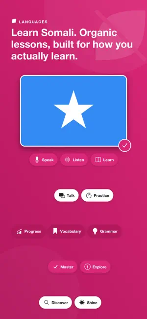Learn Somali - LingoBloom screenshot 1