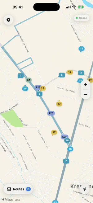 Kremenchuk Transport screenshot 1