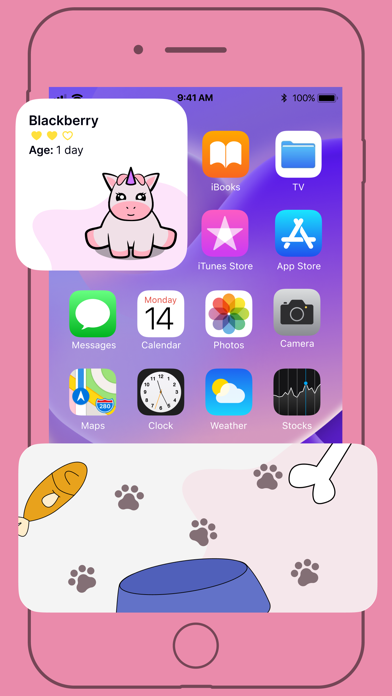 Raise Virtual Pets: Widgets Screenshot