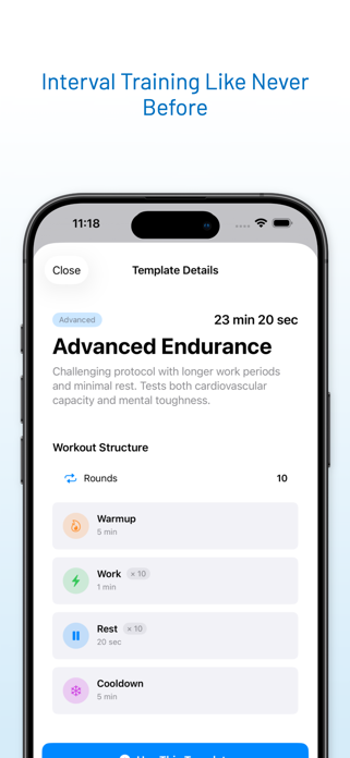 Interval Timer for Fitness Screenshot 5 of 7