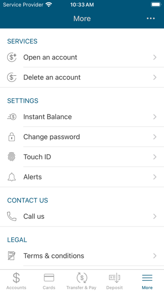 M&F Bank Screenshot