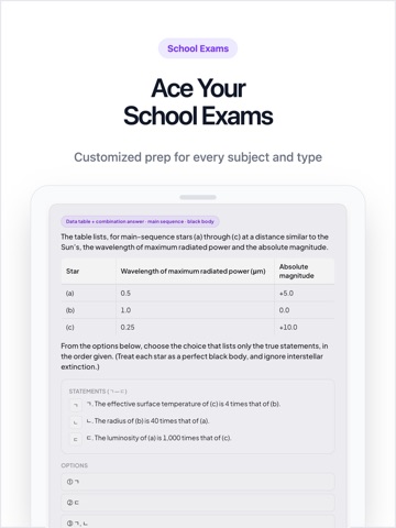 QuizEve: AI Exam & Quiz Maker iPad screenshot