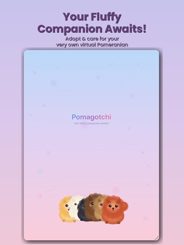 Pomagotchi iPad screenshot