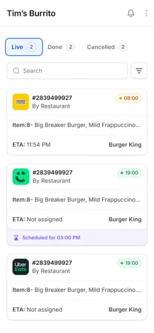 grubOne screenshot 1