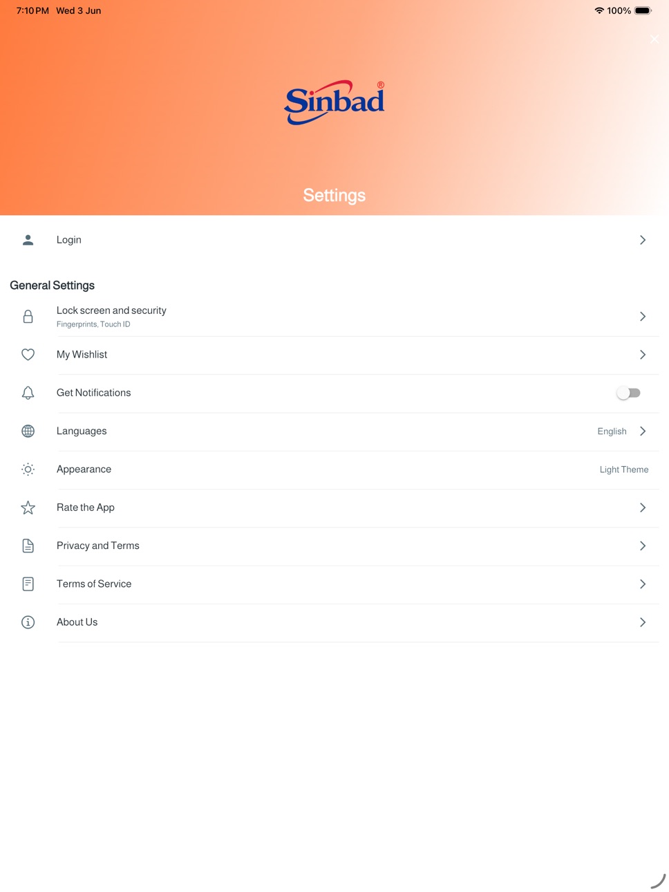 iPad screenshot