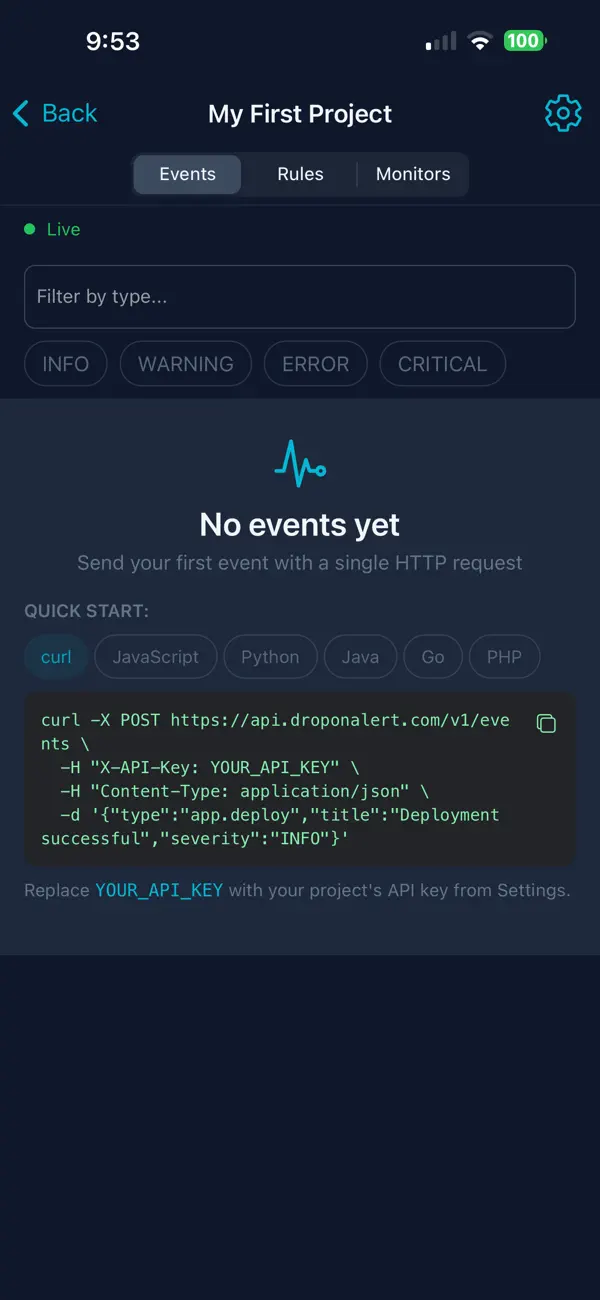 #5. DropOnAlert (iOS) De: Amir Moradabadi