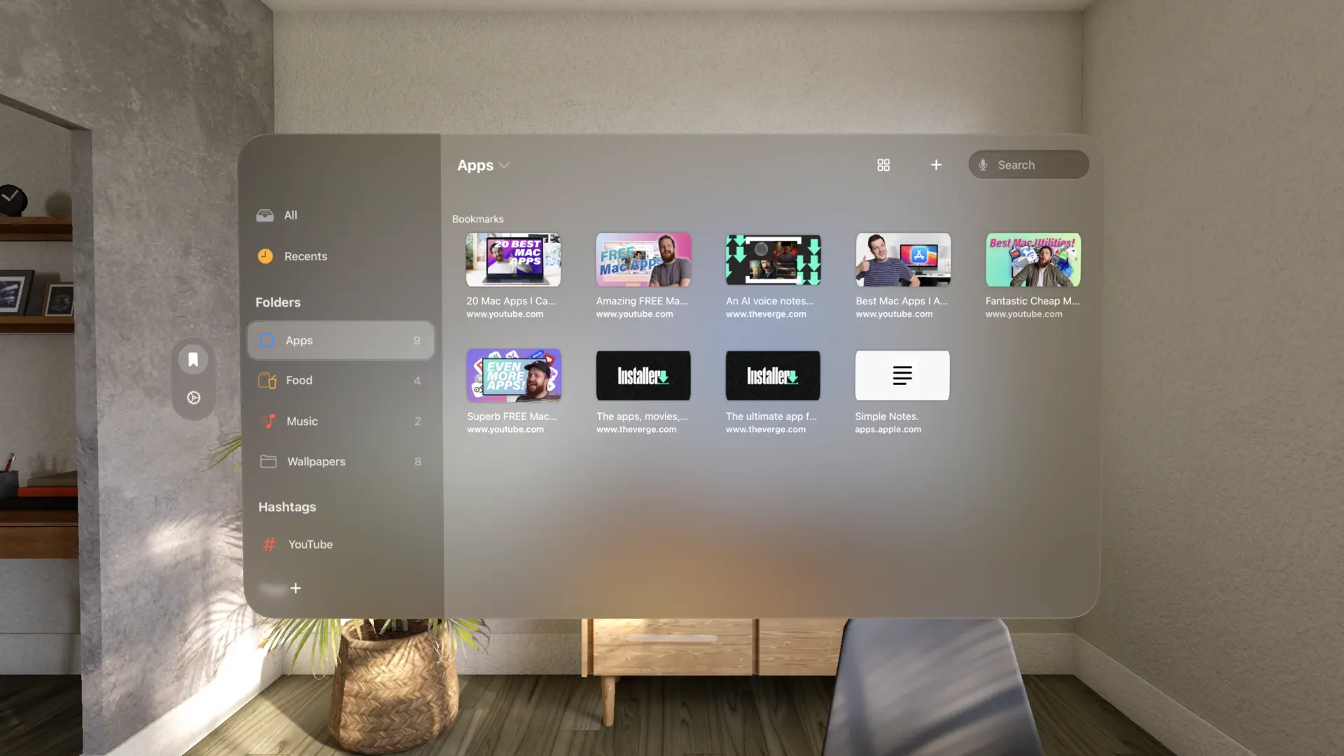 Bookmarks - URL Manager screenshot 1
