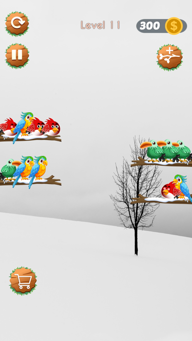 Birds Sort Puzzle Game Screenshot