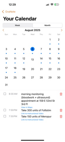 OvaNote screenshot
