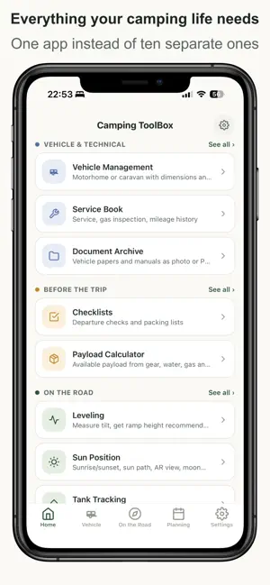 Camping ToolBox screenshot 1