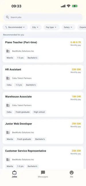 EZJob: AI Job Search & Hiring screenshot 1