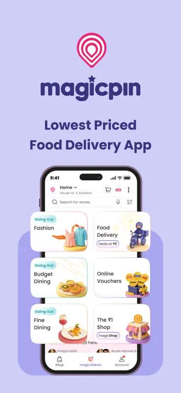 magicpin:Food|Fashion|Delivery screenshot 1 of 8
