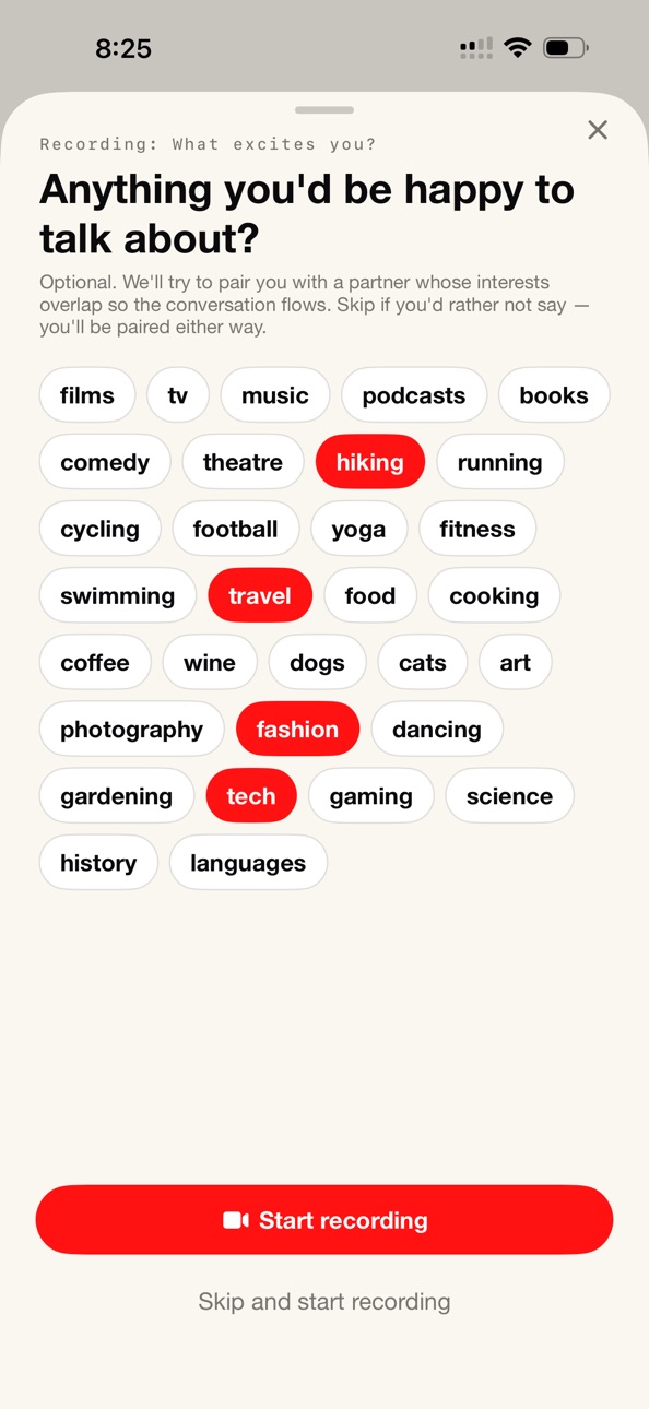 iPhone screenshot