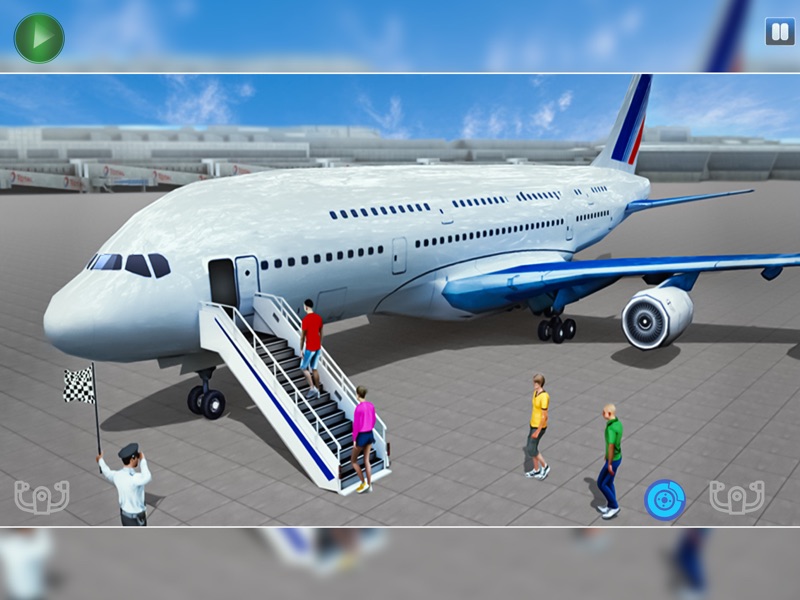 Vuelo de avión de pasajeros screenshot 5