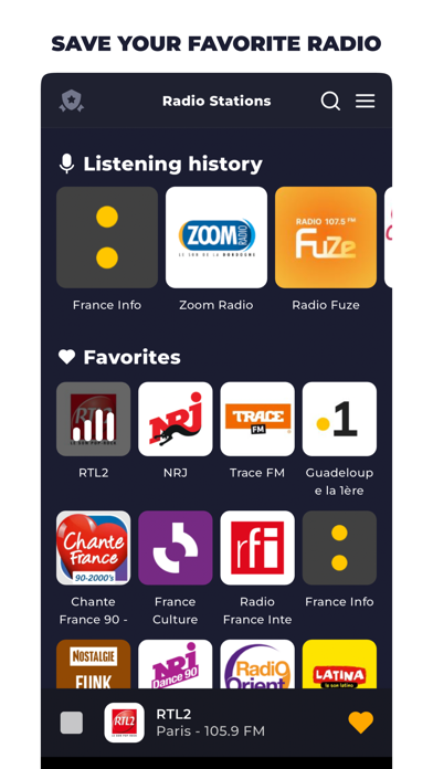 Radio France FM: Live Radio Screenshot