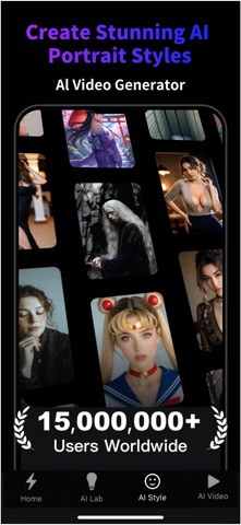 Turn Photo into Video:Hug&Art iPhone screenshot 1
