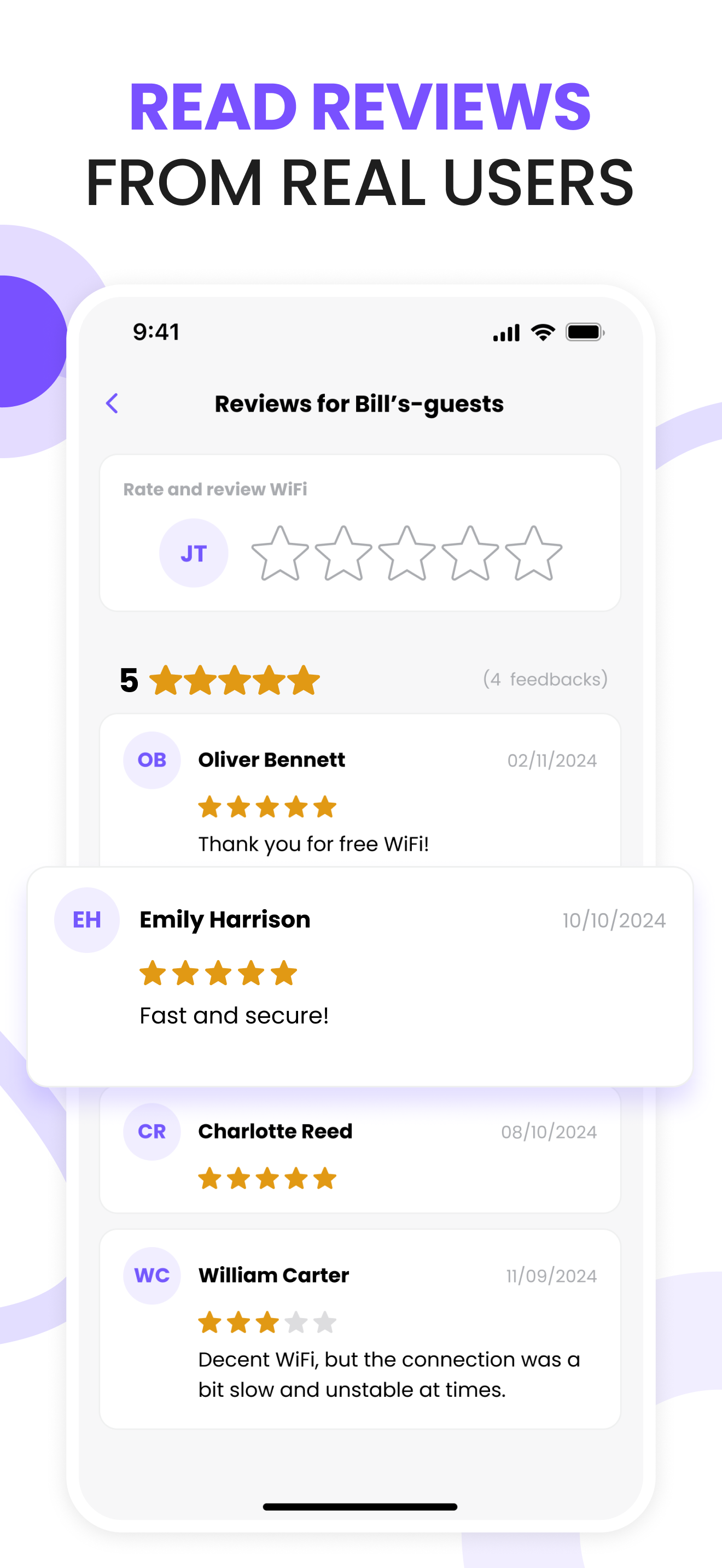 Purple - WiFi Map