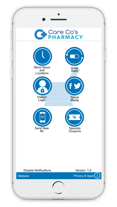 CareCos Pharmacy app screenshot