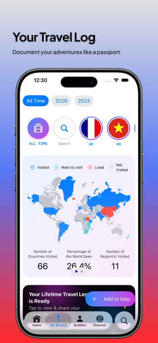 Travu: Travel Map & Tracker Screenshot 3 of 7