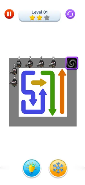 Tap Tap Arrow Defense Escape screenshot 2