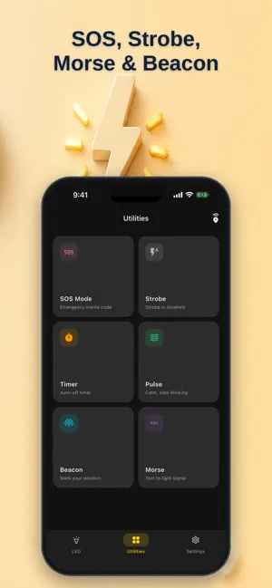 OneTap - Flashlight & SOS screenshot 3