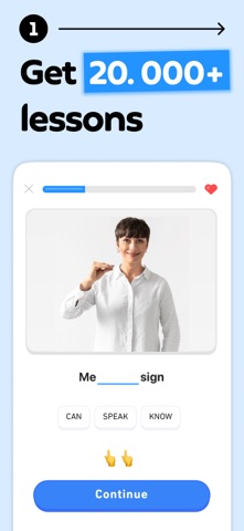 ASL Lingo: learn Sign Language iPhone screenshot