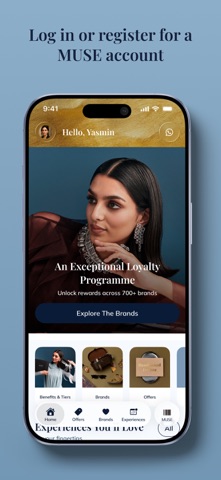 MUSE Loyalty Programme iPhone screenshot