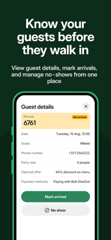 Bolt DineOut Merchant Screenshot 2 of 4