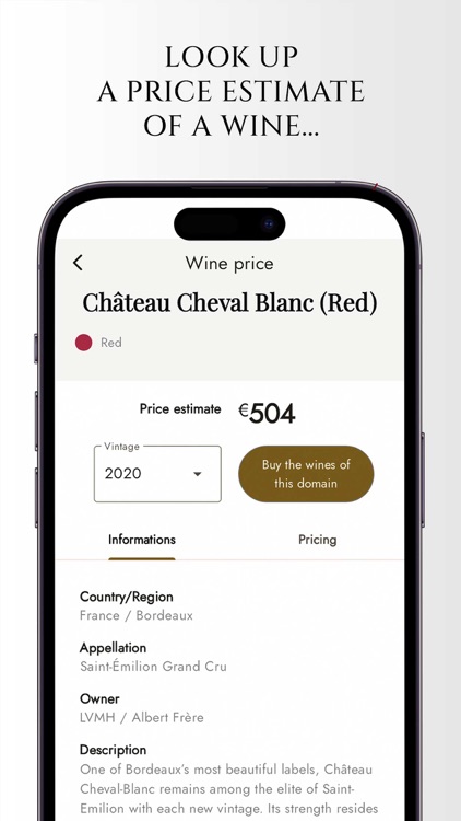 iDealwine: buy, sell, estimate