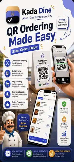 Kada Dine POS & QR screenshot 2