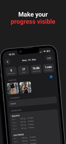 Workout Log & Tracker – Liftr Screenshot 5 of 9