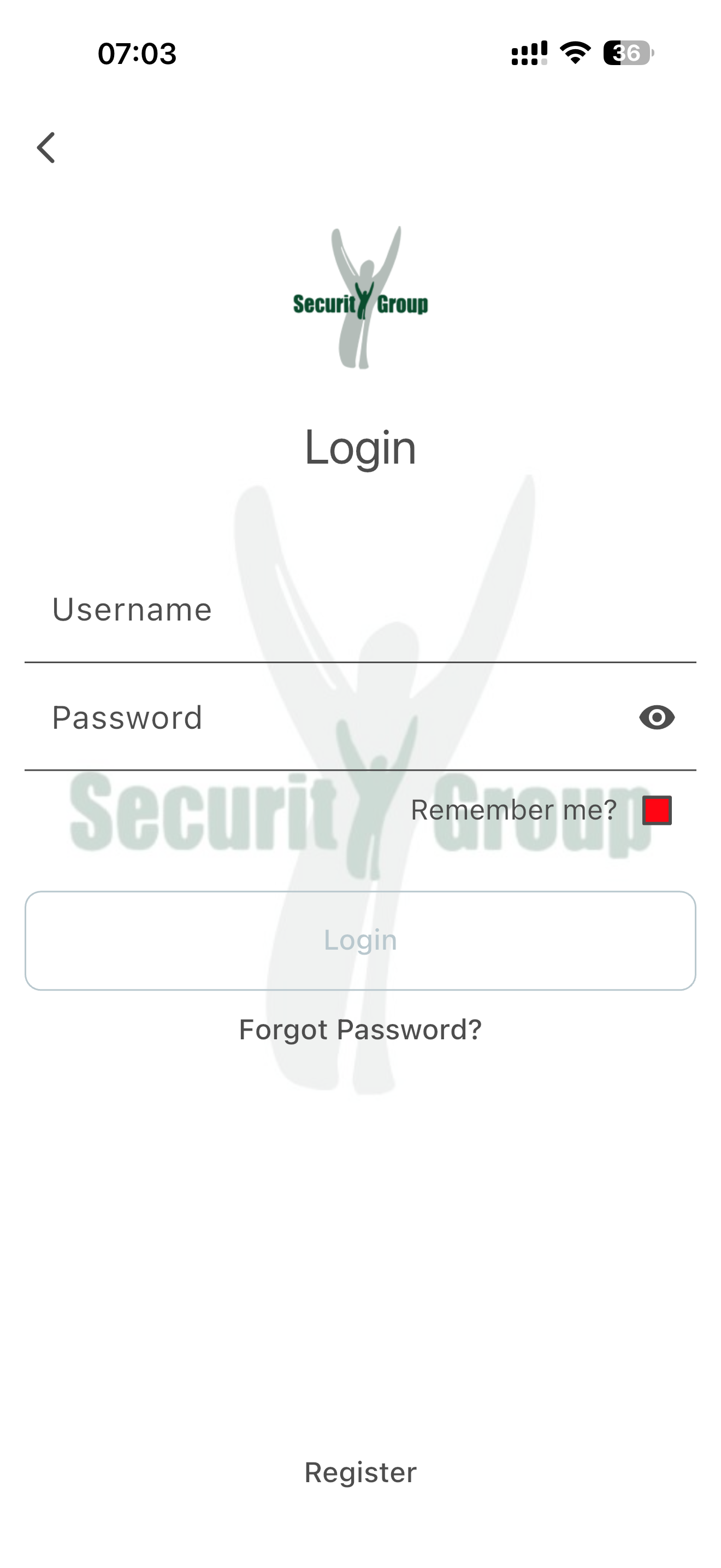 Security Group screenshot 2