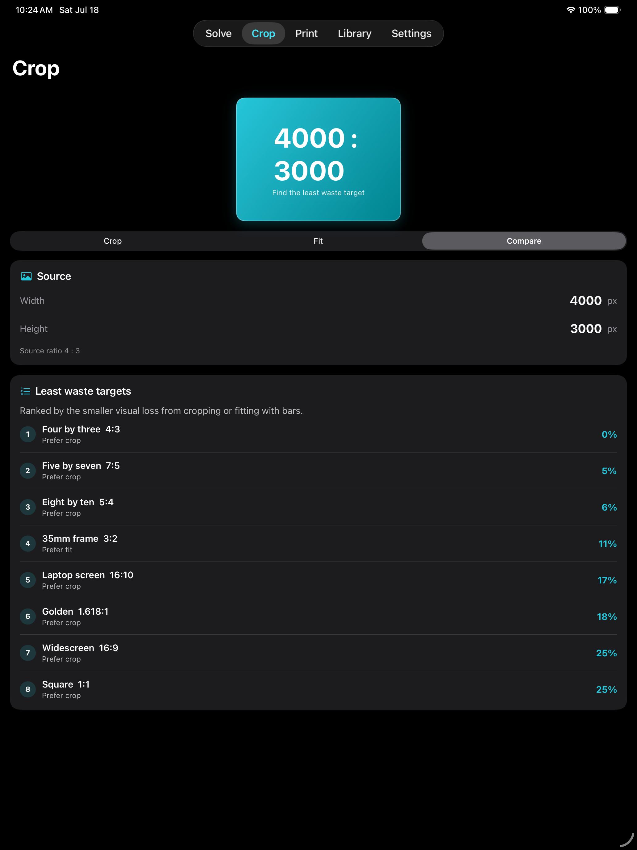AspectCalc: Ratio & Crop screenshot 10