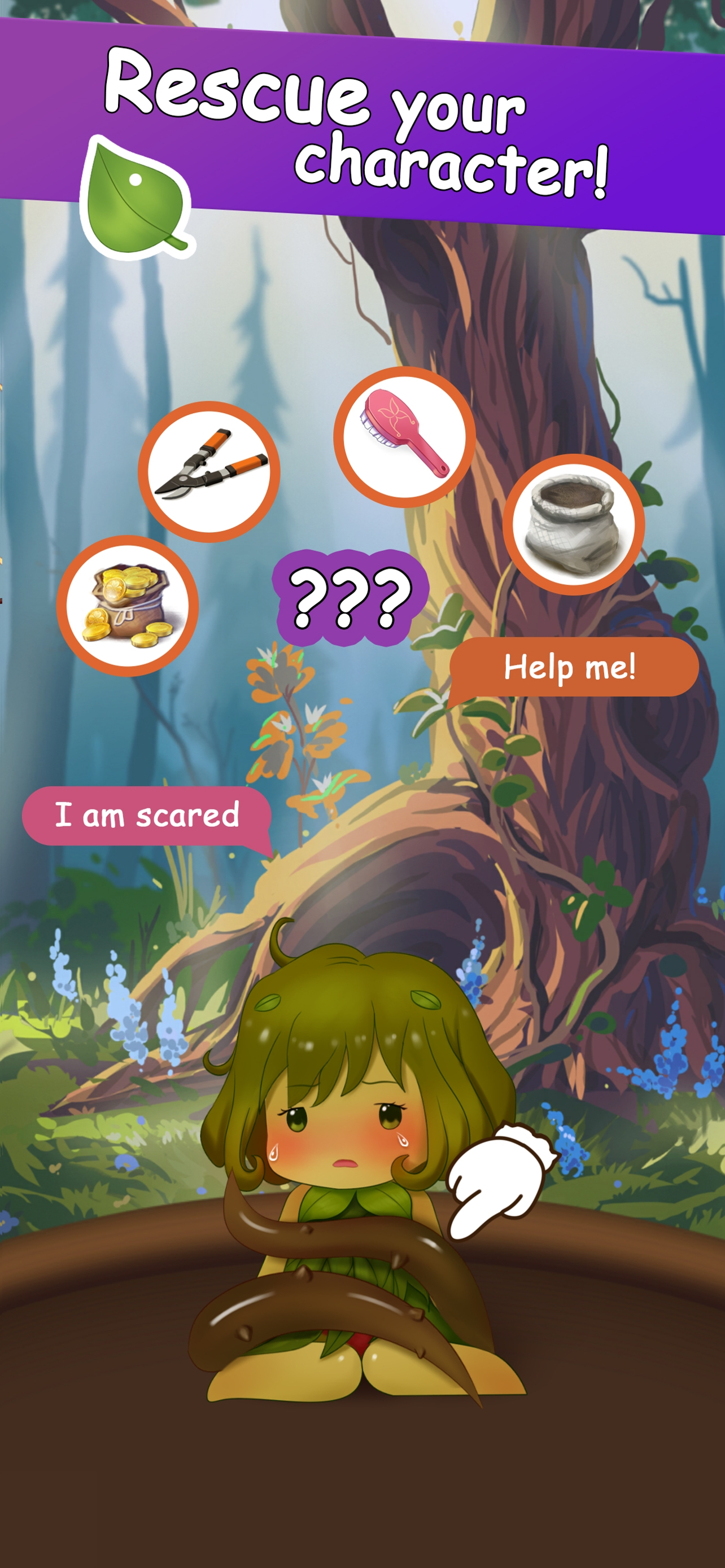 Flowergotchi pocket plant girl