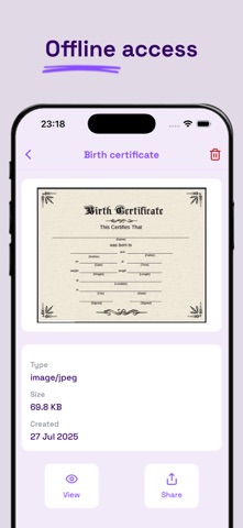 Documents Organizer Offline screenshot