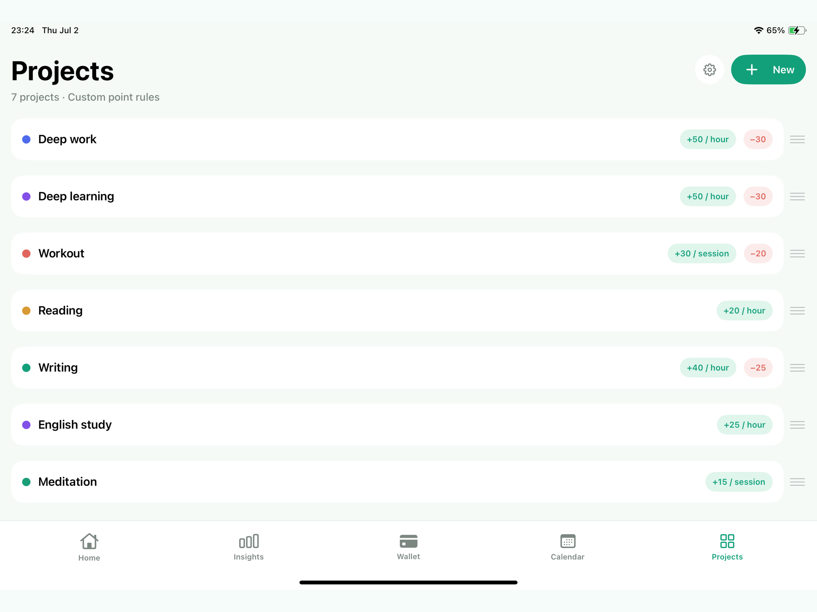 TimeAccount Focus screenshot 11