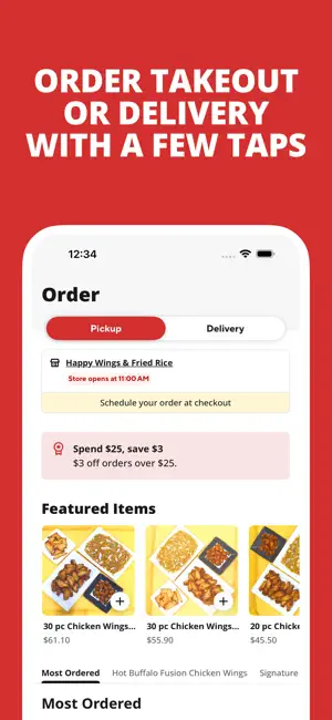 Happy Wings & Fried Rice screenshot 1